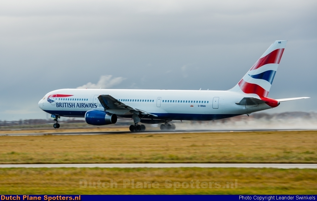 G-BNWA Boeing 767-300 British Airways by Leander Swinkels