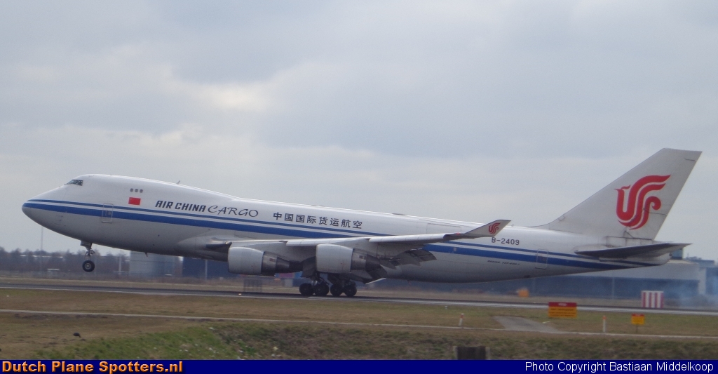 B-2409 Boeing 747-400 Air China Cargo by Bastiaan Middelkoop