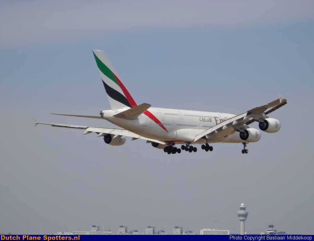 A6-EDT Airbus A380-800 Emirates by Bastiaan Middelkoop