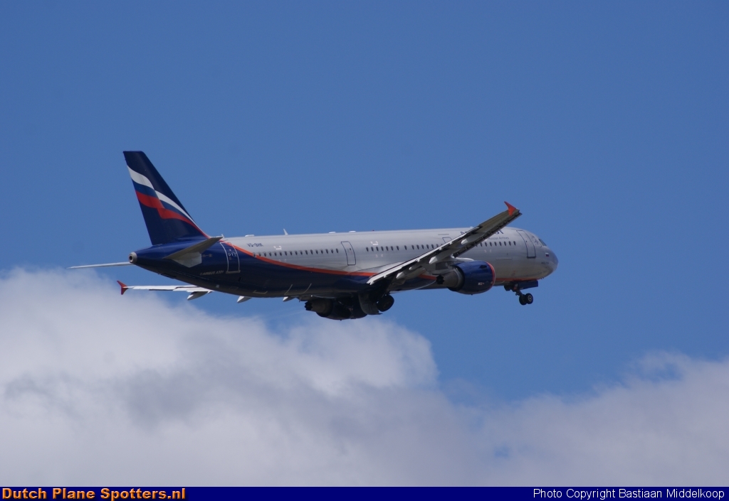 VQ-BHK Airbus A321 Aeroflot - Russian Airlines by Bastiaan Middelkoop