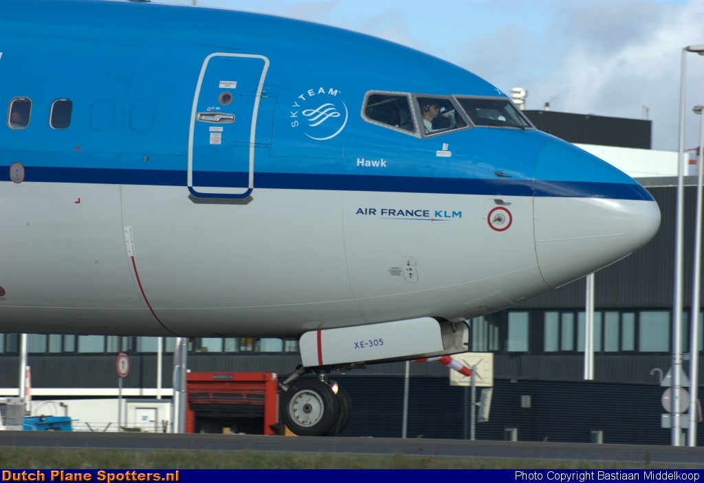 PH-BXE Boeing 737-800 KLM Royal Dutch Airlines by Bastiaan Middelkoop