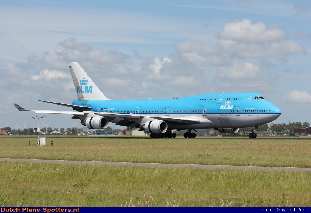 PH-BFV Boeing 747-400 KLM Royal Dutch Airlines by Robin