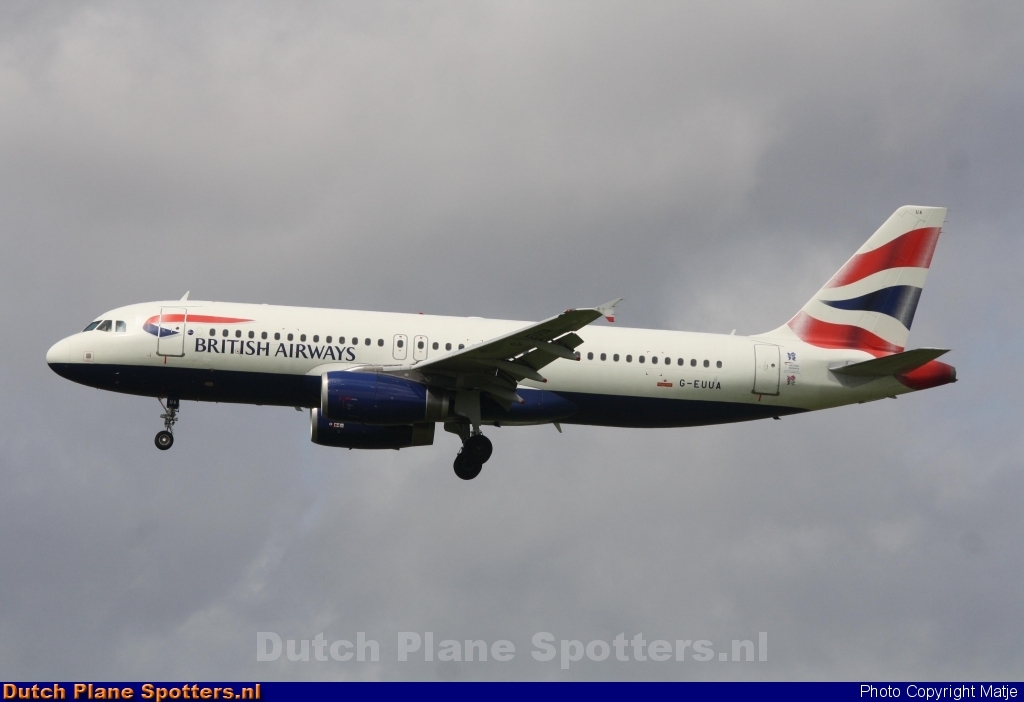 G-EUUA Airbus A320 British Airways by Matje