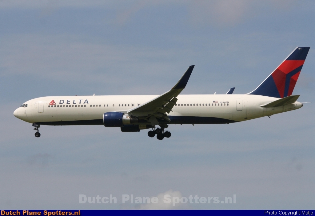 N194DN Boeing 767-300 Delta Airlines by Matje