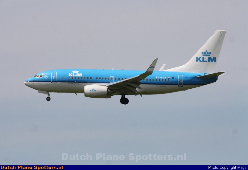 PH-BGK Boeing 737-700 KLM Royal Dutch Airlines by Matje