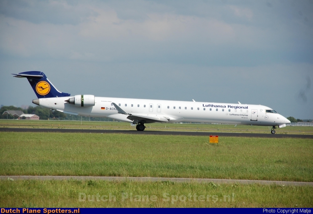 D-ACKE Bombardier Canadair CRJ900 CityLine (Lufthansa Regional) by Matje