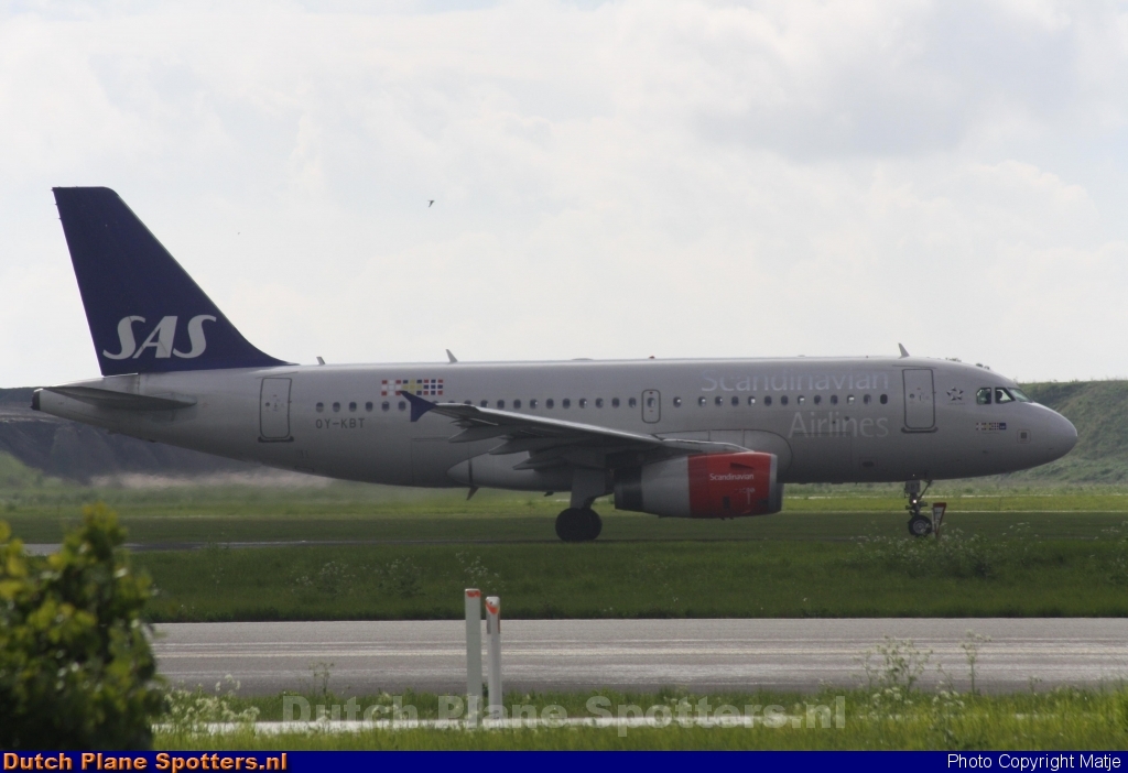 OY-KBT Airbus A319 SAS Scandinavian Airlines by Matje
