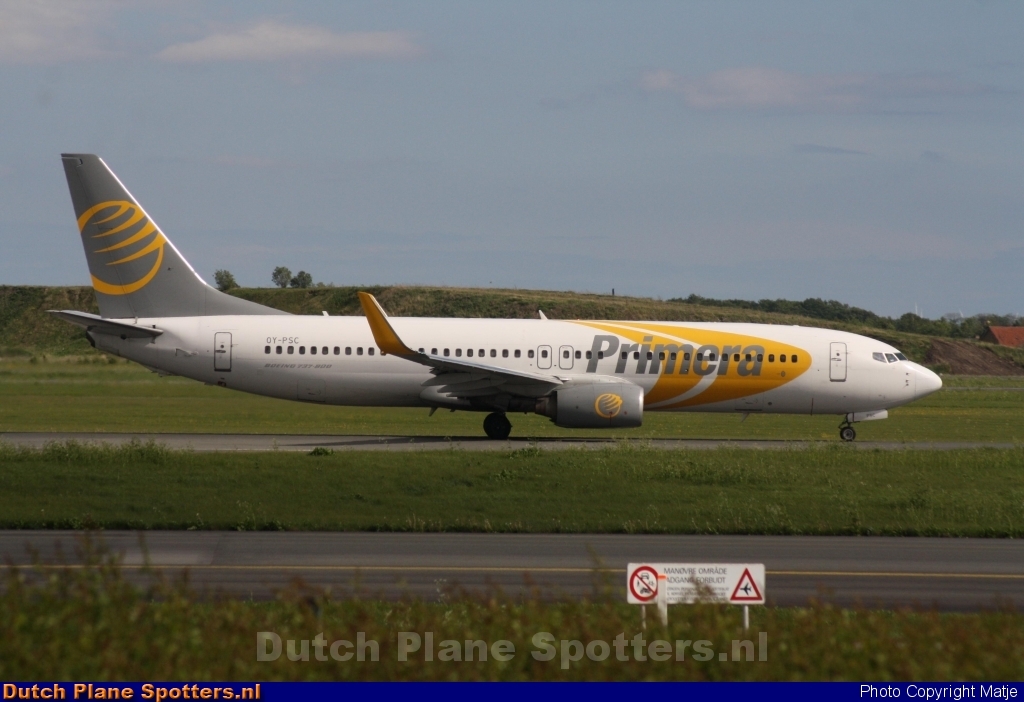 OY-PSC Boeing 737-800 Primera Air Scandinavia by Matje
