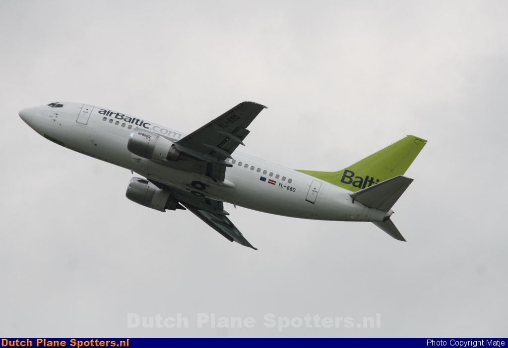 YL-BBD Boeing 737-500 Air Baltic by Matje