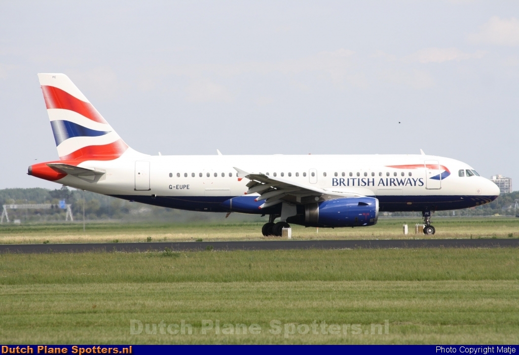 G-EUPE Airbus A319 British Airways by Matje