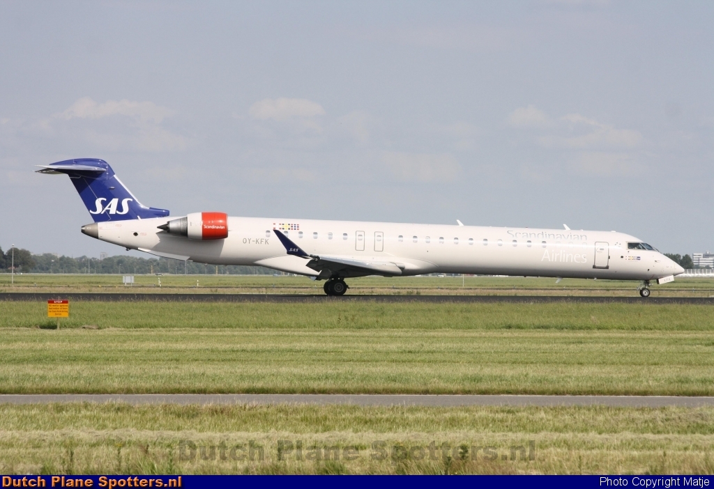 OY-KFK Bombardier Canadair CRJ900 SAS Scandinavian Airlines by Matje