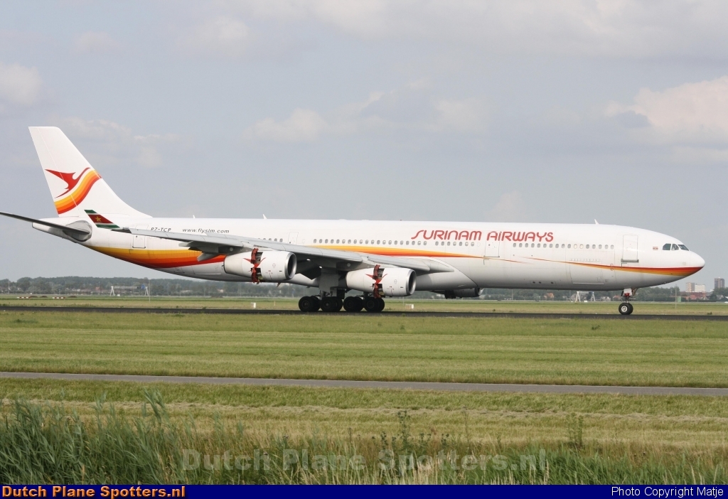 PZ-TCP Airbus A340-300 Surinam Airways by Matje