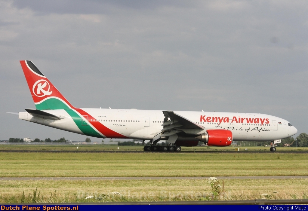 5Y-KQU Boeing 777-200 Kenya Airways by Matje