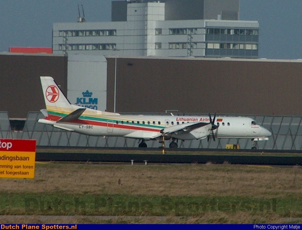 LY-SBC Saab 2000 Lithuanian Airlines by Matje