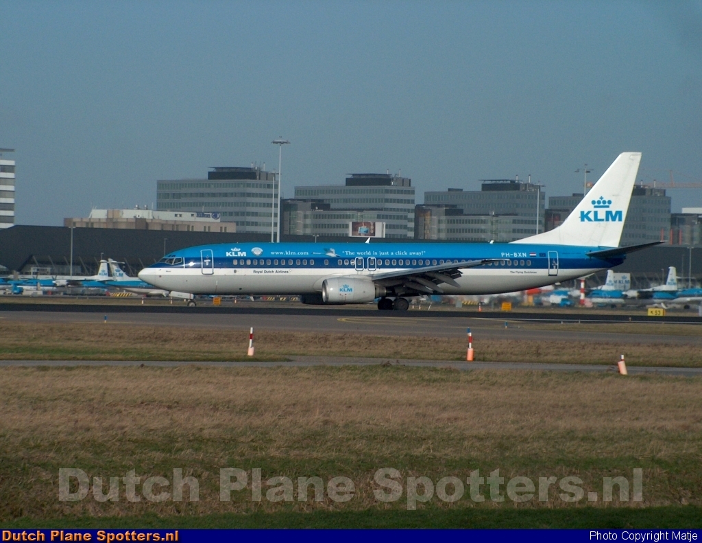 PH-BXN Boeing 737-800 KLM Royal Dutch Airlines by Matje