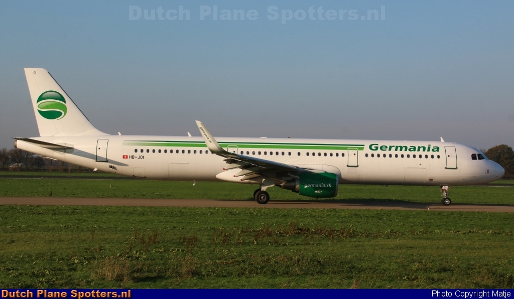 HB-JOI Airbus A321 Germania by Matje