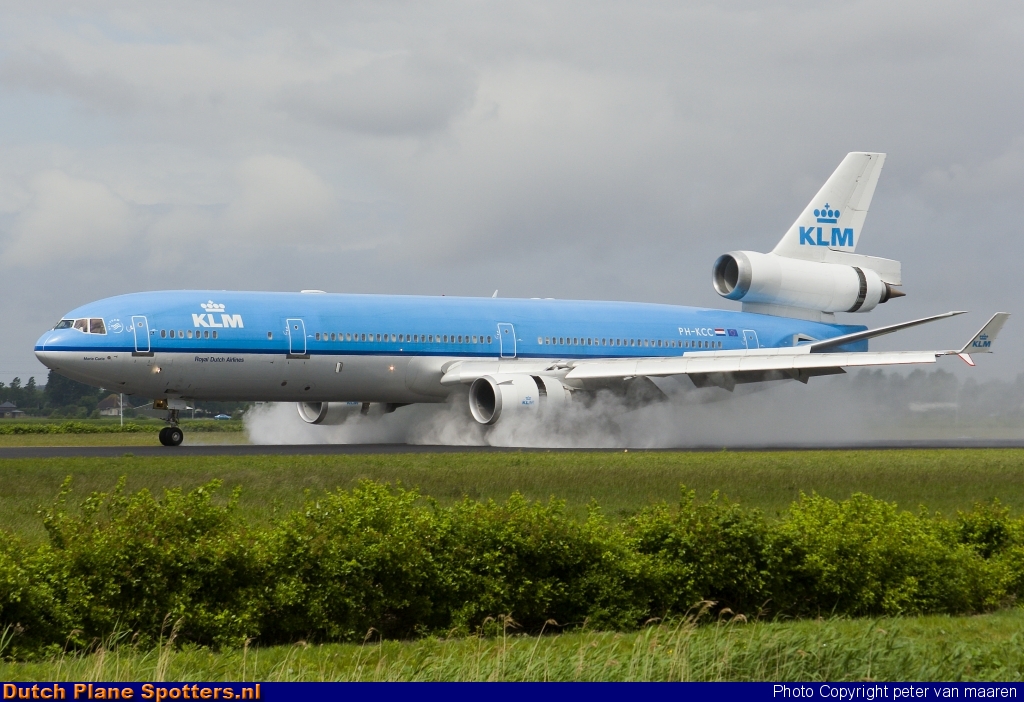 PH-KCC McDonnell Douglas MD-11 KLM Royal Dutch Airlines by peter van maaren
