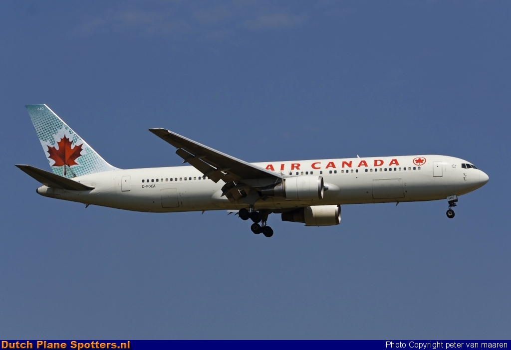 C-FOCA Boeing 767-300 Air Canada by peter van maaren