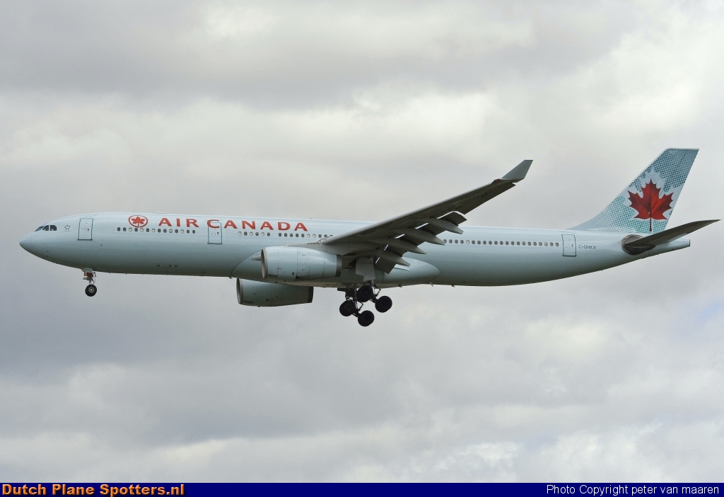 C-GHKX Airbus A330-300 Air Canada by peter van maaren