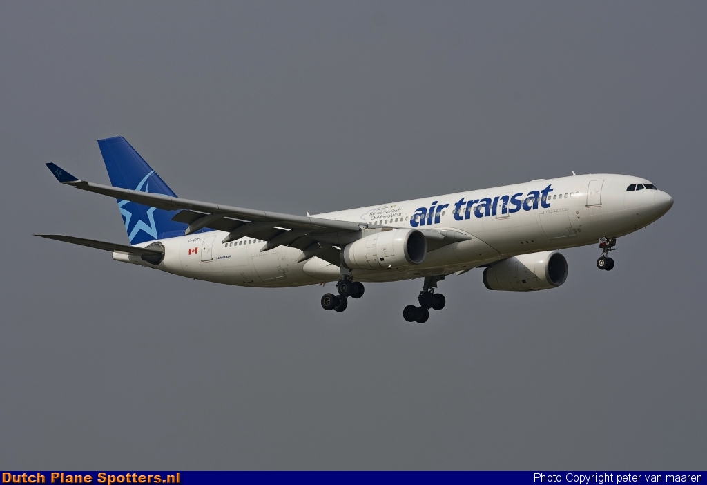 C-GITS Airbus A330-200 Air Transat by peter van maaren