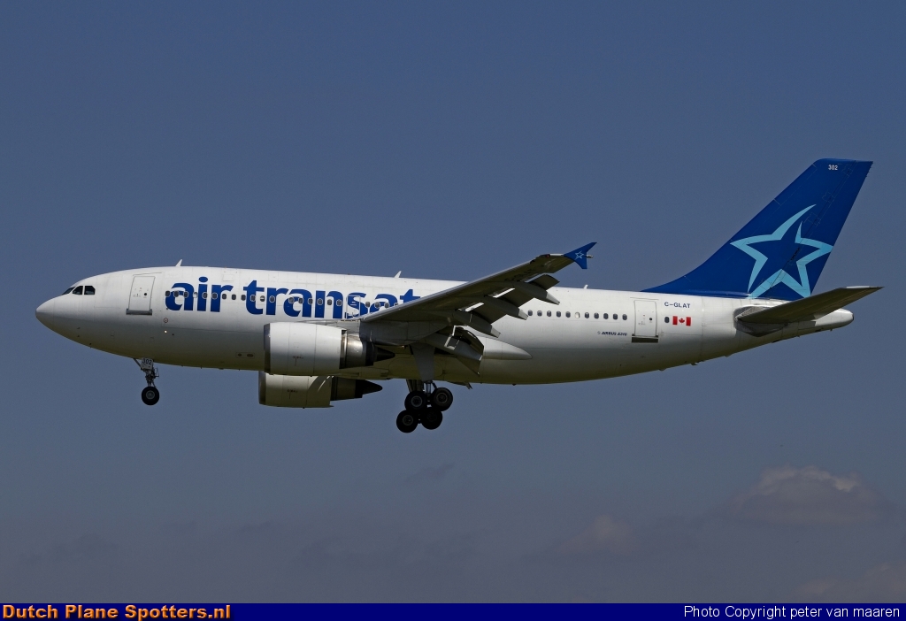 C-GLAT Airbus A310 Air Transat by peter van maaren