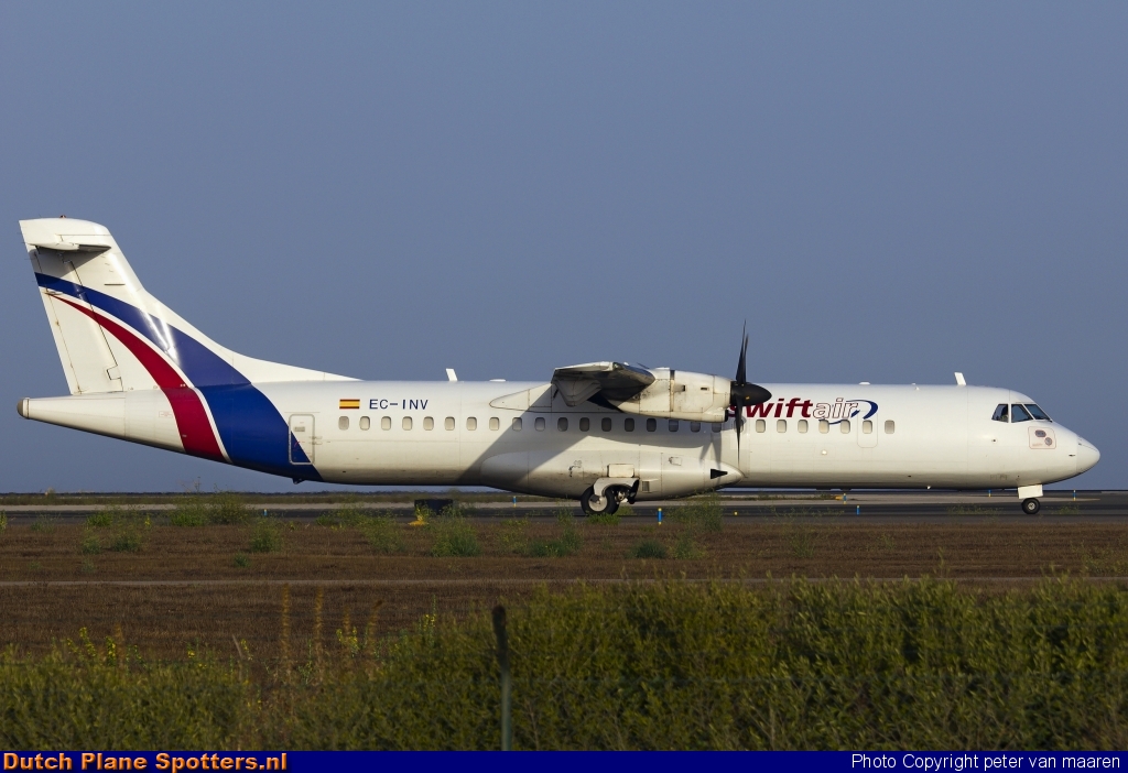 EC-INV ATR 72 Swiftair by peter van maaren