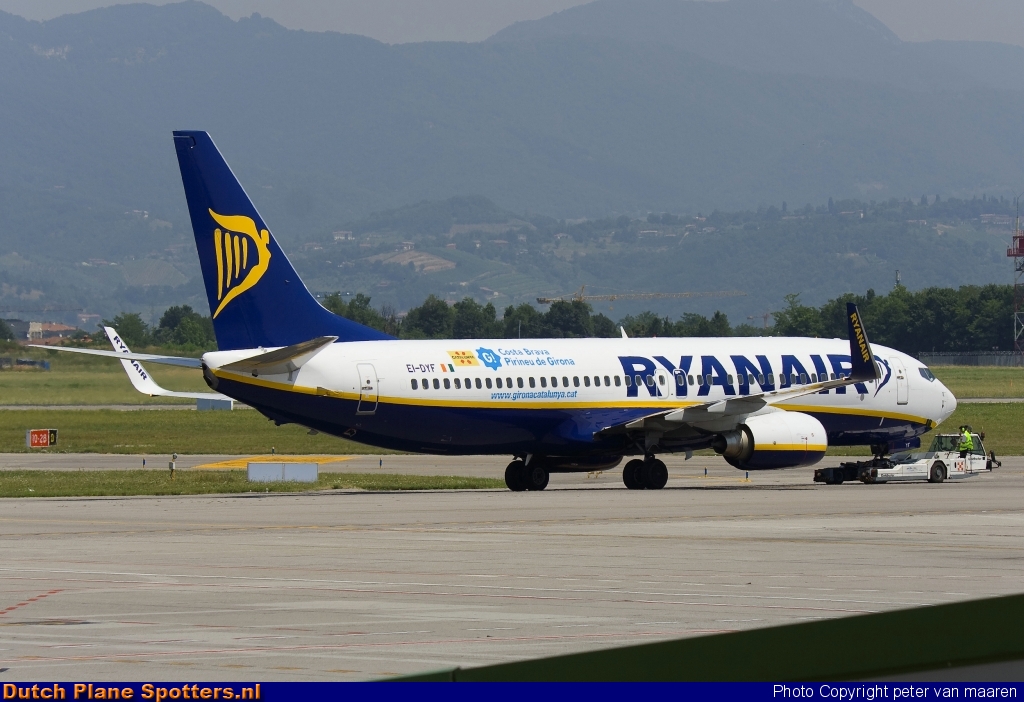 EI-DYF Boeing 737-800 Ryanair by peter van maaren