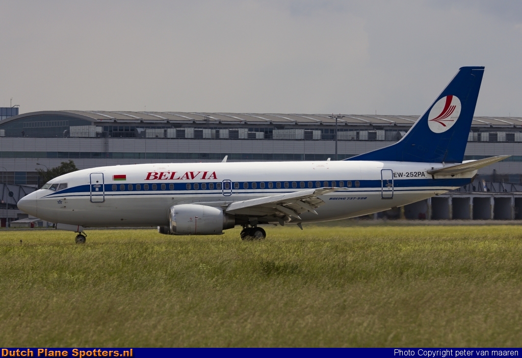 EW-252PA Boeing 737-500 Belavia Belarusian Airlines by peter van maaren