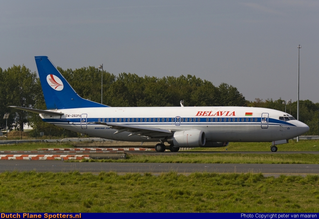 EW-282PA Boeing 737-300 Belavia Belarusian Airlines by peter van maaren