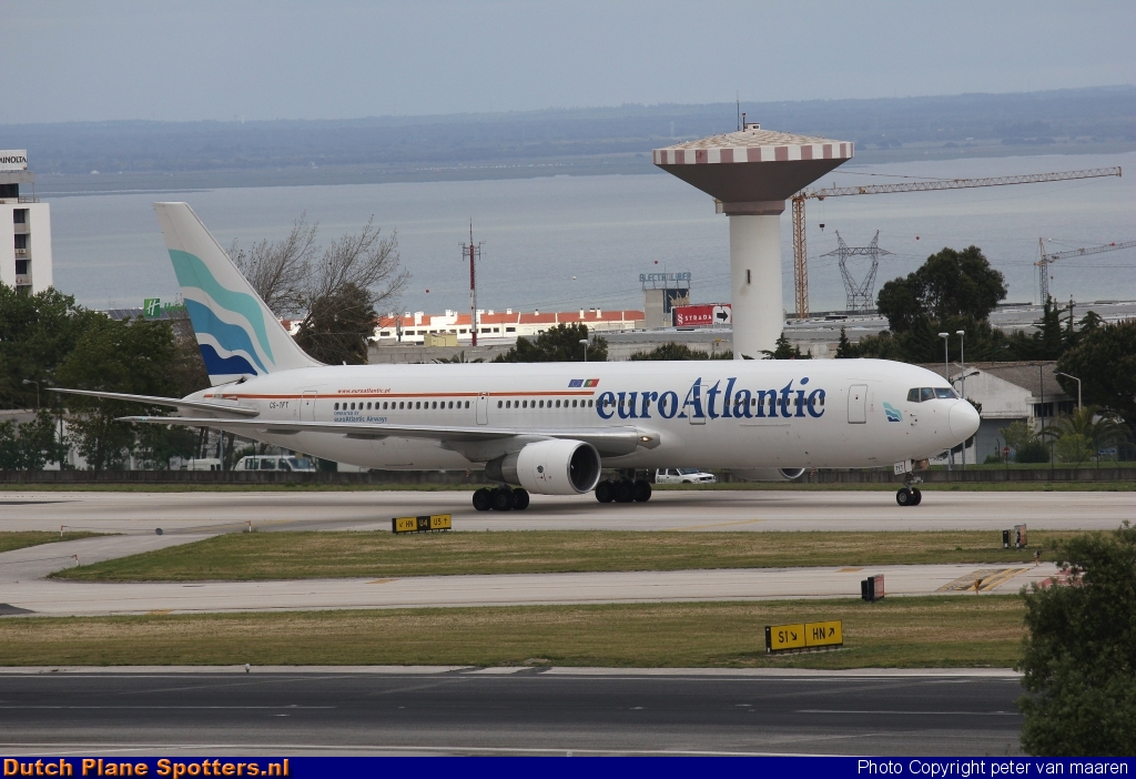CS-TFT Boeing 767-300 Euro Atlantic by peter van maaren