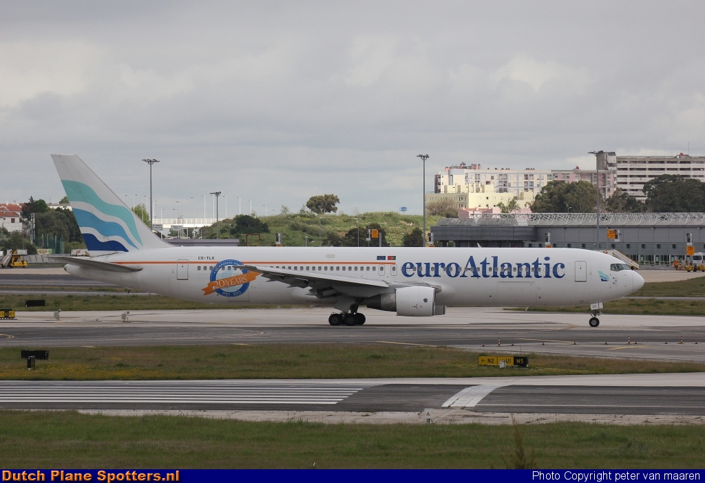 CS-TLO Boeing 767-300 Euro Atlantic by peter van maaren