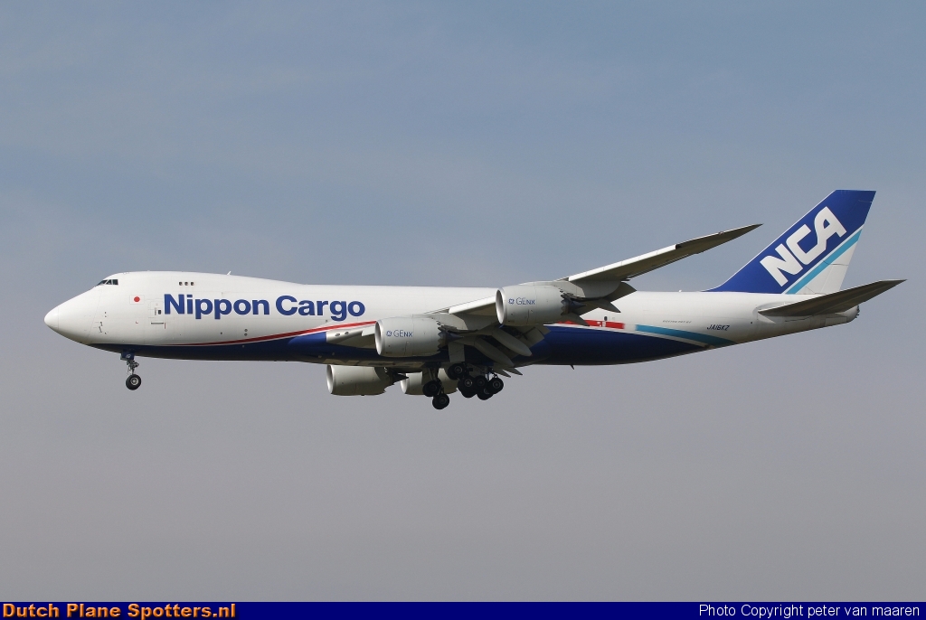 JA16KZ Boeing 747-8 Nippon Cargo Airlines by peter van maaren