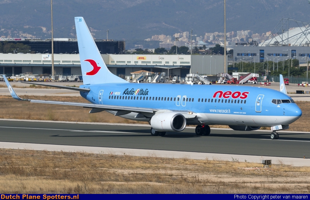 I-NEOS Boeing 737-800 Neos by peter van maaren