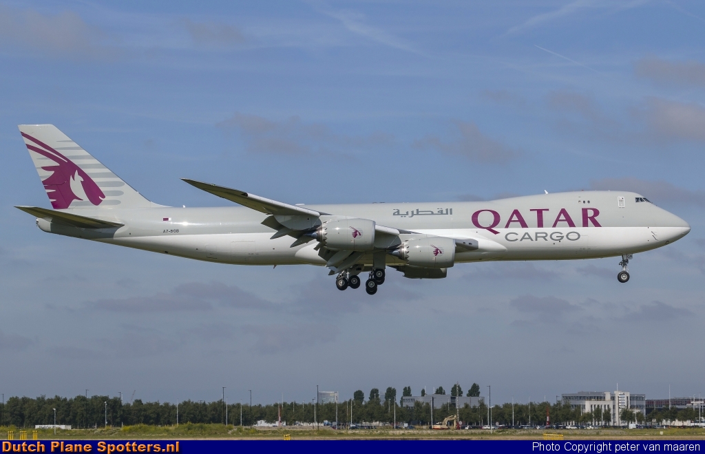 A7-BGB Boeing 747-8 Qatar Airways Cargo by peter van maaren