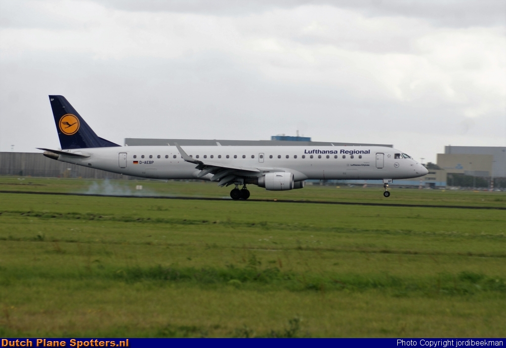 D-AEBP Embraer 195 CityLine (Lufthansa Regional) by jordibeekman