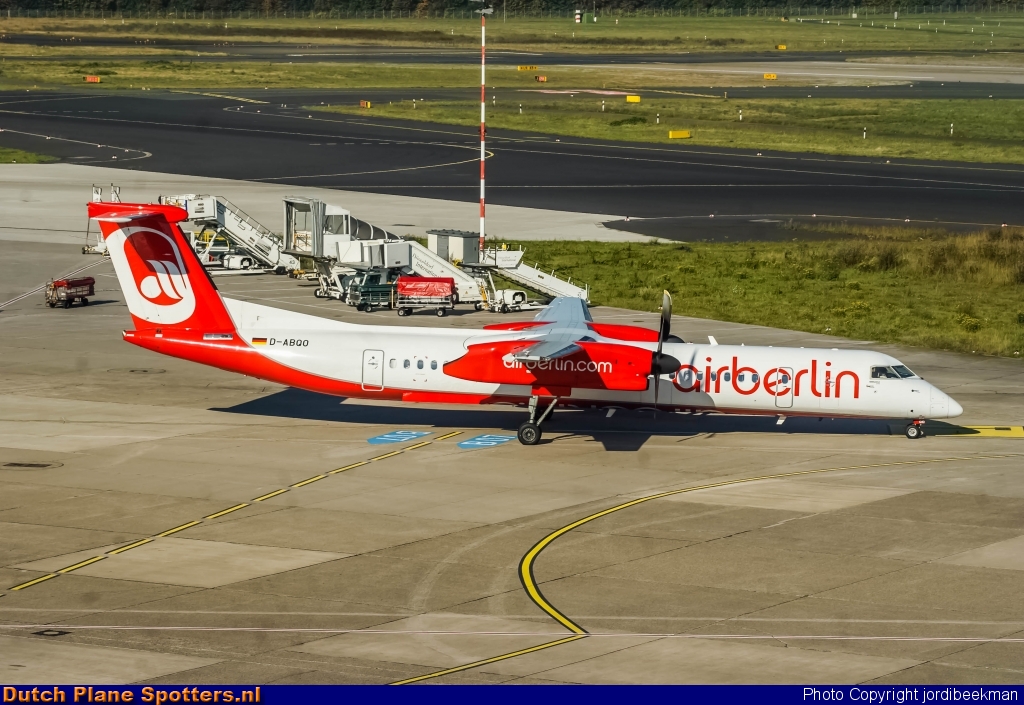 D-ABQO Bombardier Dash 8-Q400 LGW - Luftfahrtgesellschaft - Walter (Air Berlin) by jordibeekman