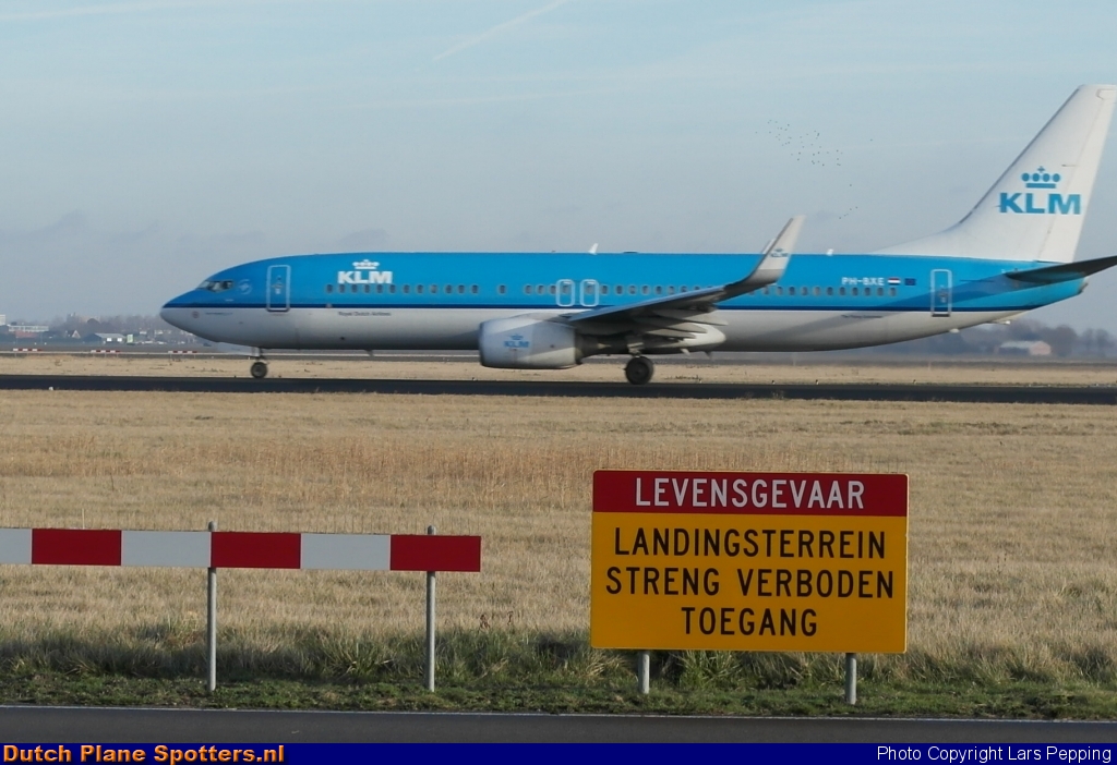 PH-BXE Boeing 737-800 KLM Royal Dutch Airlines by Lars Pepping