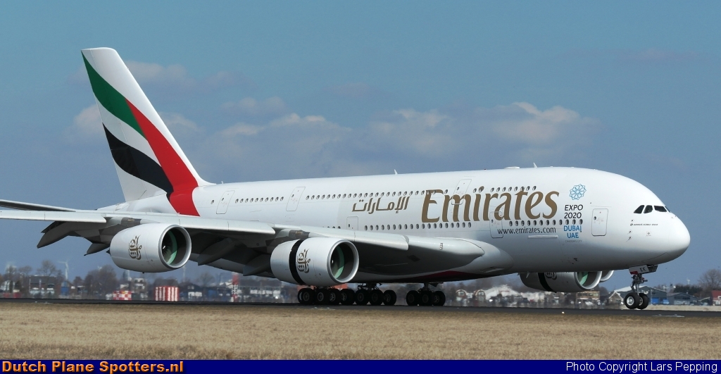 A6-EEE Airbus A380-800 Emirates by Lars Pepping