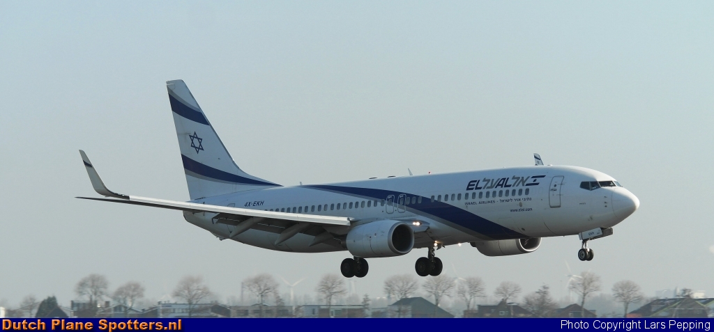4X-EKH Boeing 737-800 El Al Israel Airlines by Lars Pepping