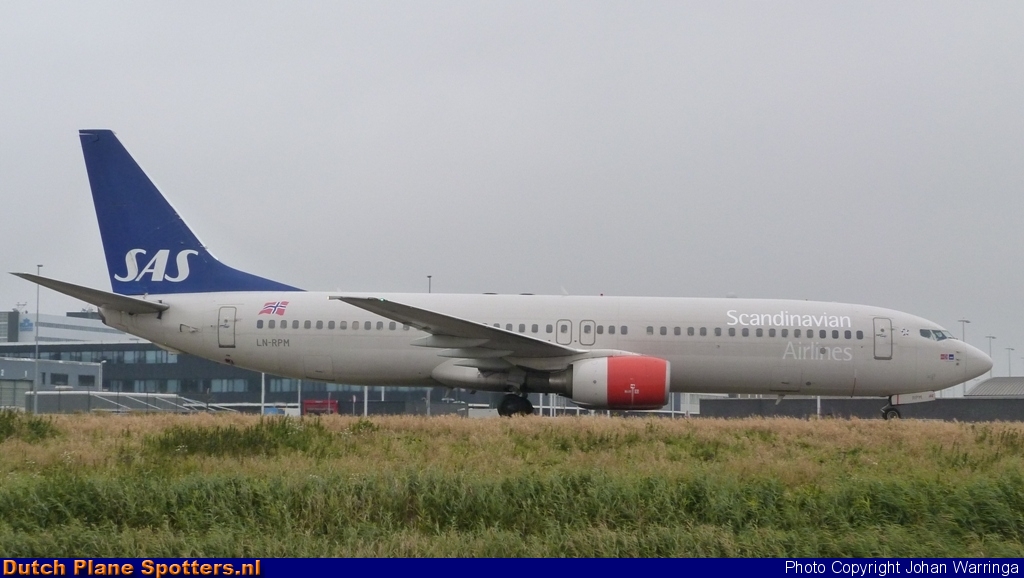 LN-RPM Boeing 737-800 SAS Scandinavian Airlines by Johan Warringa