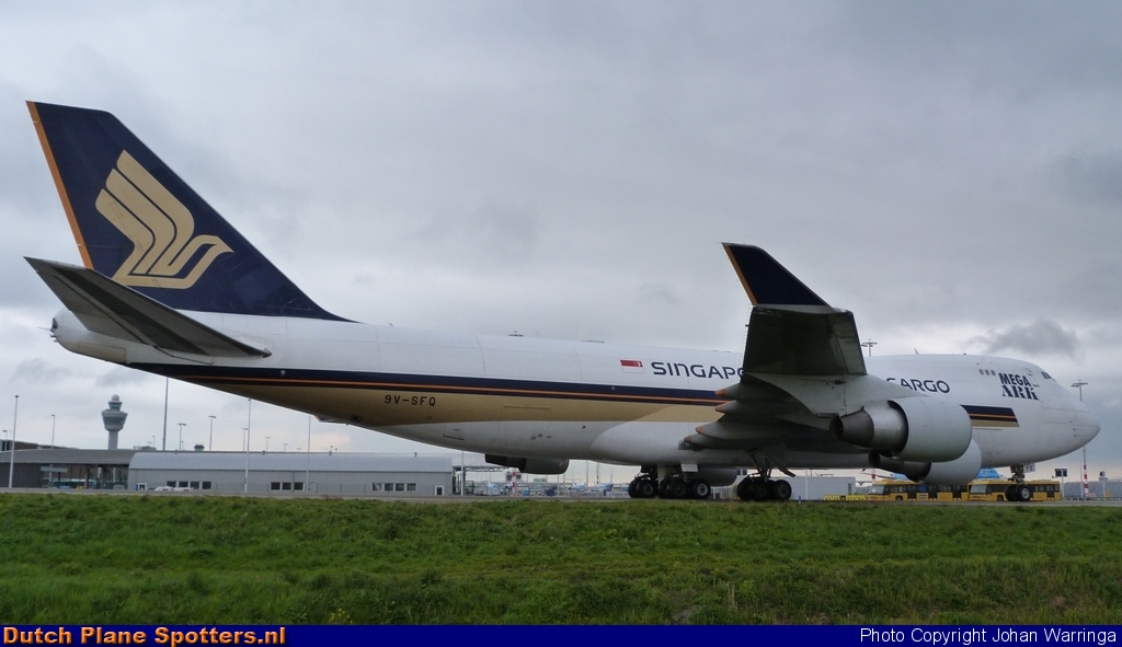 9V-SFQ Boeing 747-400 Singapore Airlines Cargo by Johan Warringa