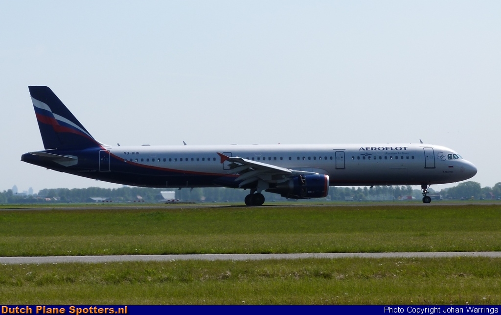VQ-BHK Airbus A321 Aeroflot - Russian Airlines by Johan Warringa