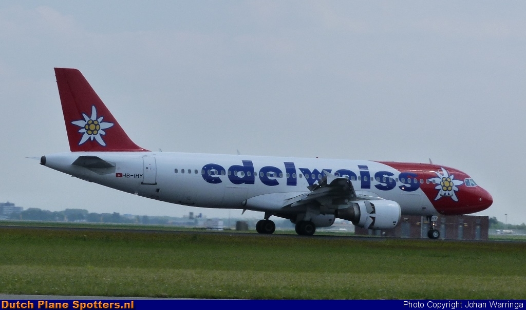HB-IHY Airbus A320 Edelweiss Air by Johan Warringa
