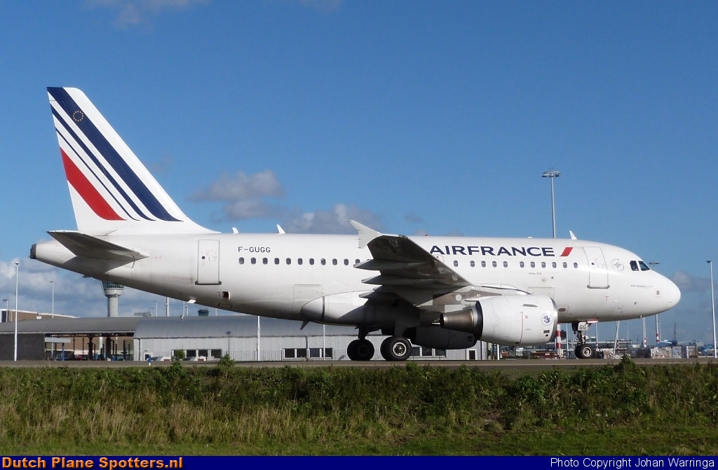 F-GUGG Airbus A318 Air France by Johan Warringa