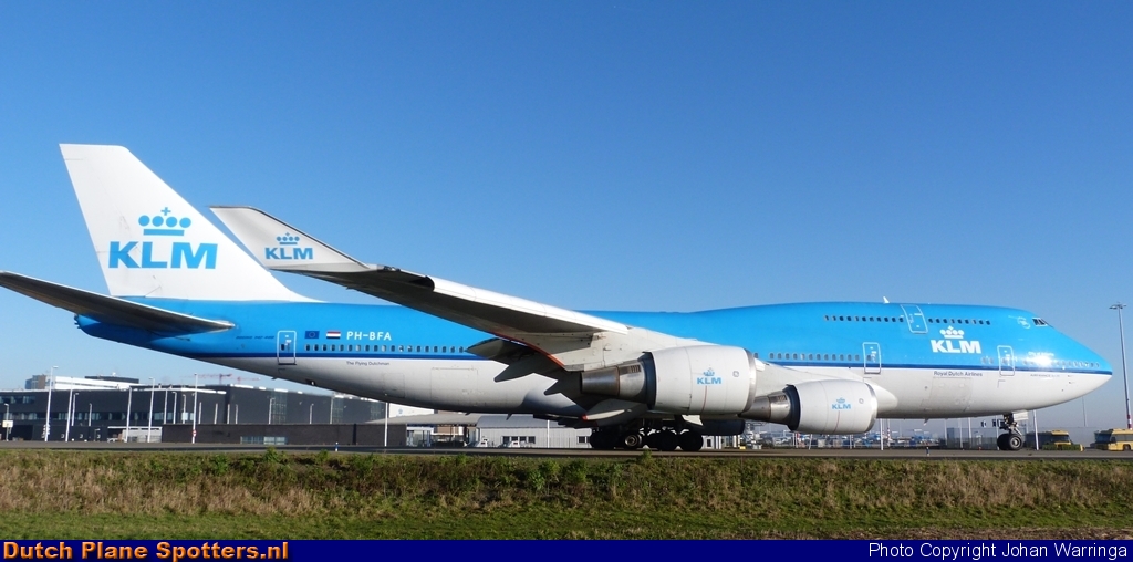 PH-BFA Boeing 747-400 KLM Royal Dutch Airlines by Johan Warringa
