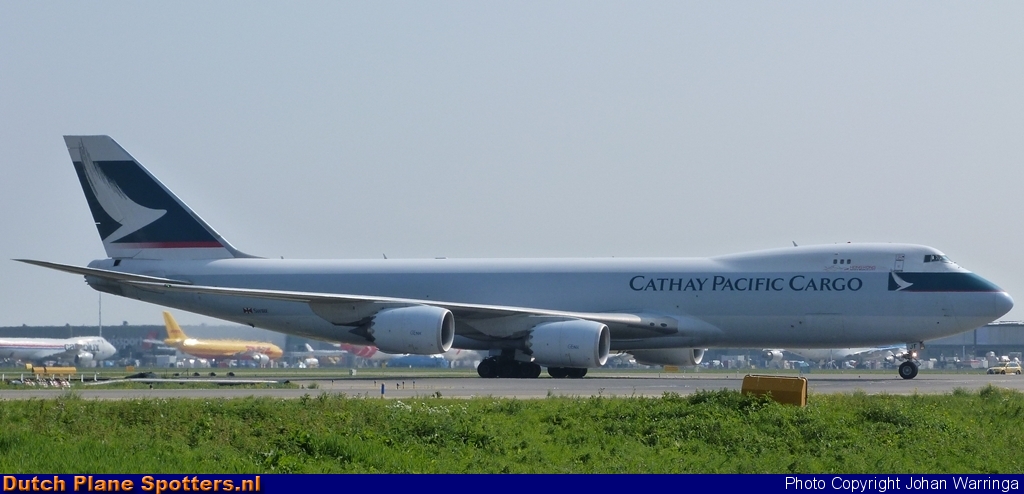 B-LJF Boeing 747-8 Cathay Pacific Cargo by Johan Warringa
