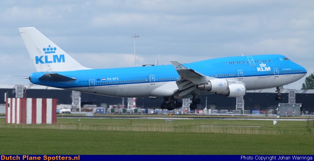PH-BFG Boeing 747-400 KLM Royal Dutch Airlines by Johan Warringa