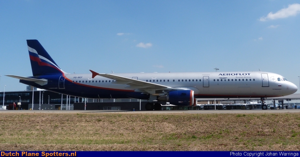 VQ-BEF Airbus A321 Aeroflot - Russian Airlines by Johan Warringa