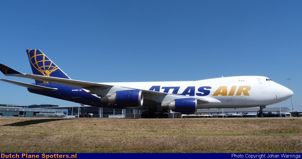 N496MC Boeing 747-400 Atlas Air by Johan Warringa