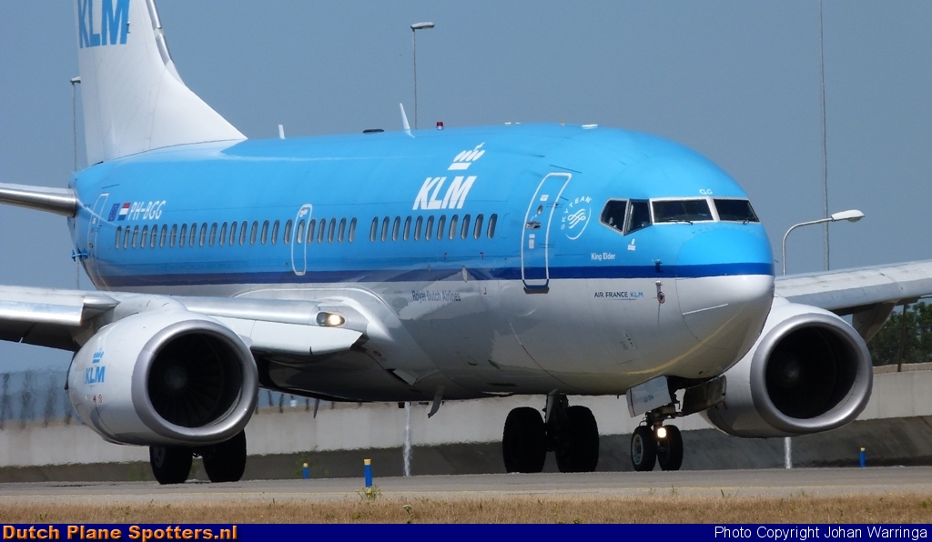 PH-BGG Boeing 737-700 KLM Royal Dutch Airlines by Johan Warringa